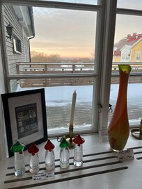 Utsikt från frukosten.