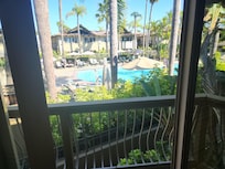 View from room balcony