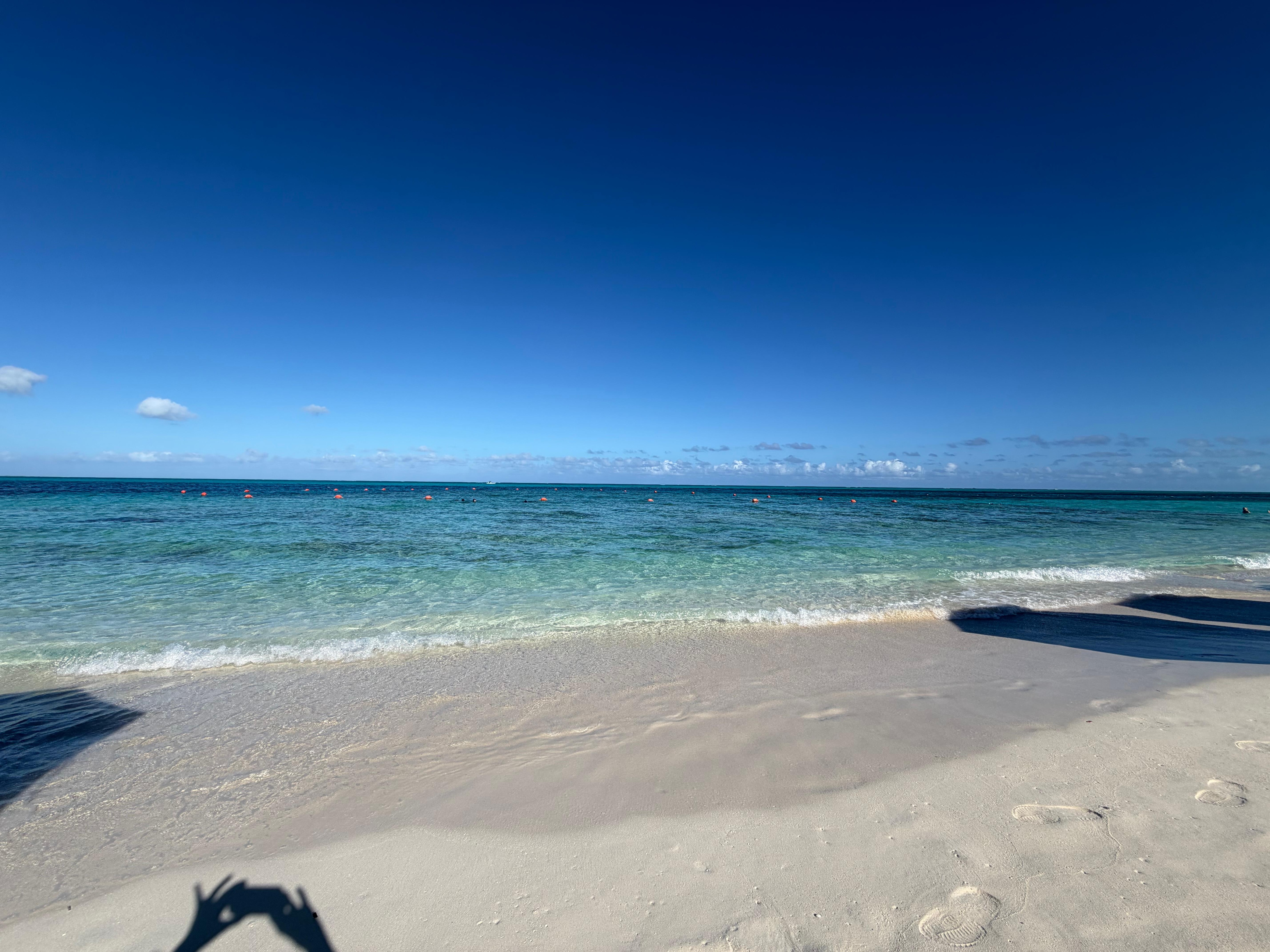 View from the beach 10 yards from your door. 