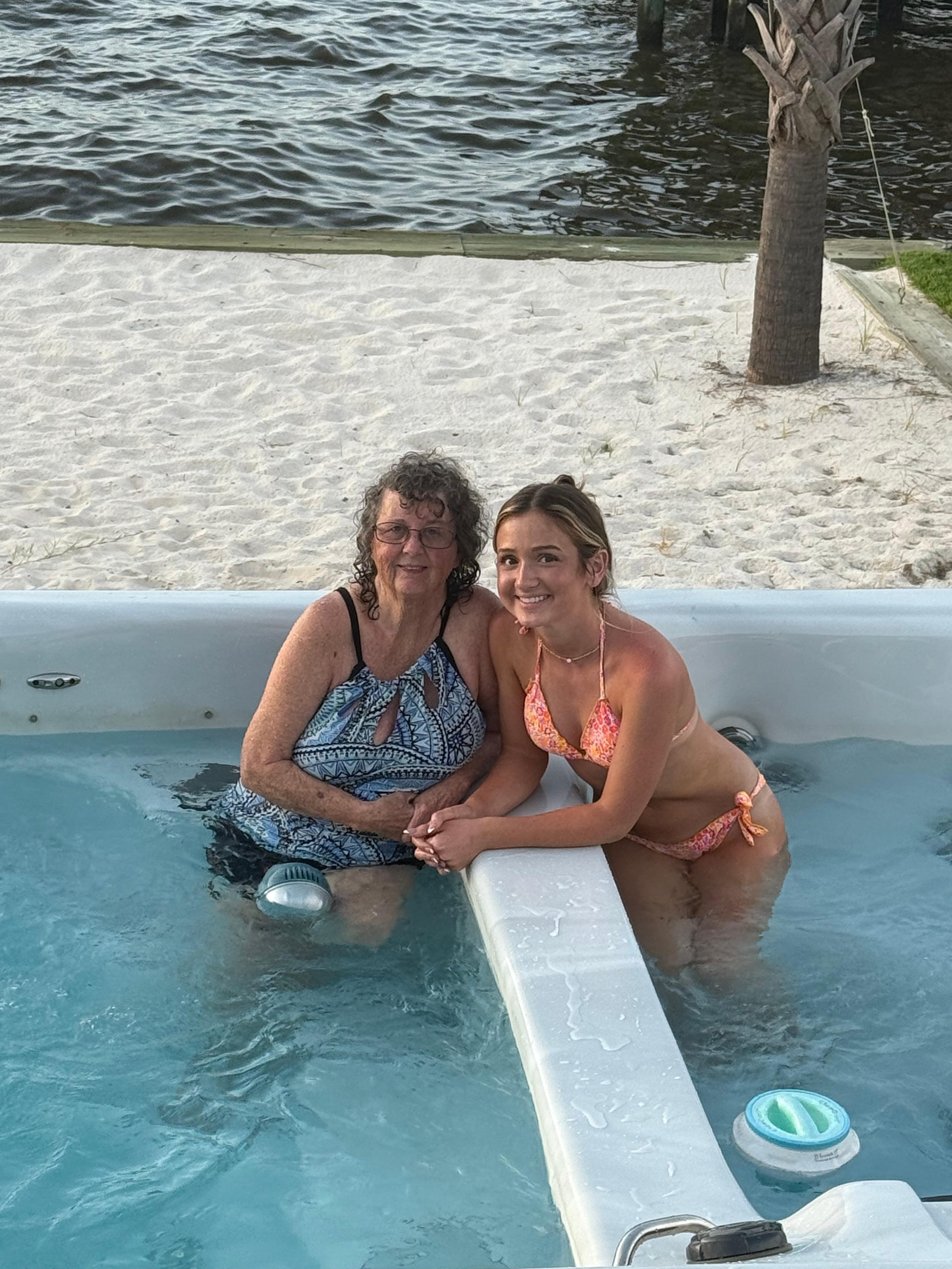 Joyce and her beautiful granddaughter, Alivia!