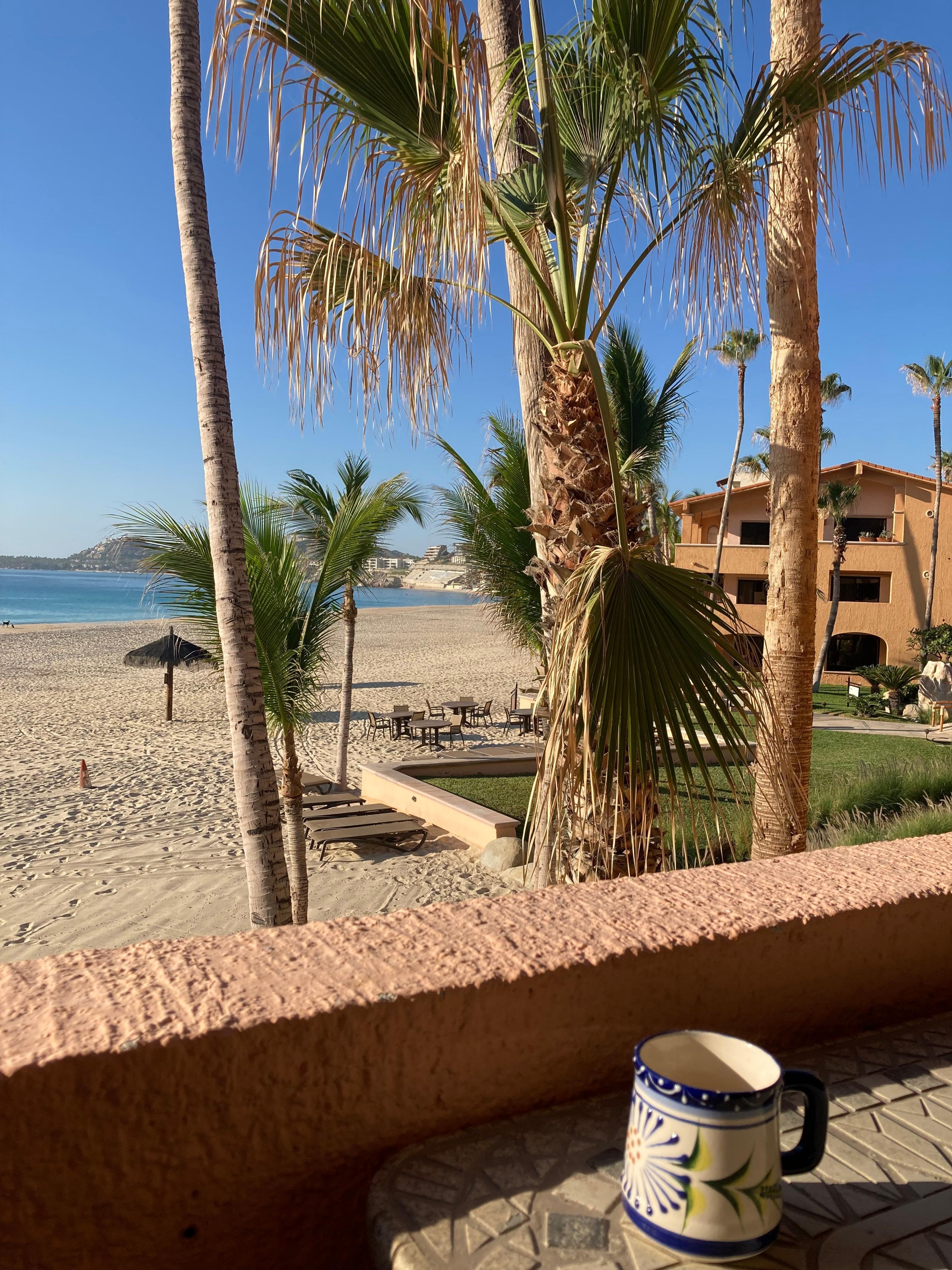 Coffee on the balcony