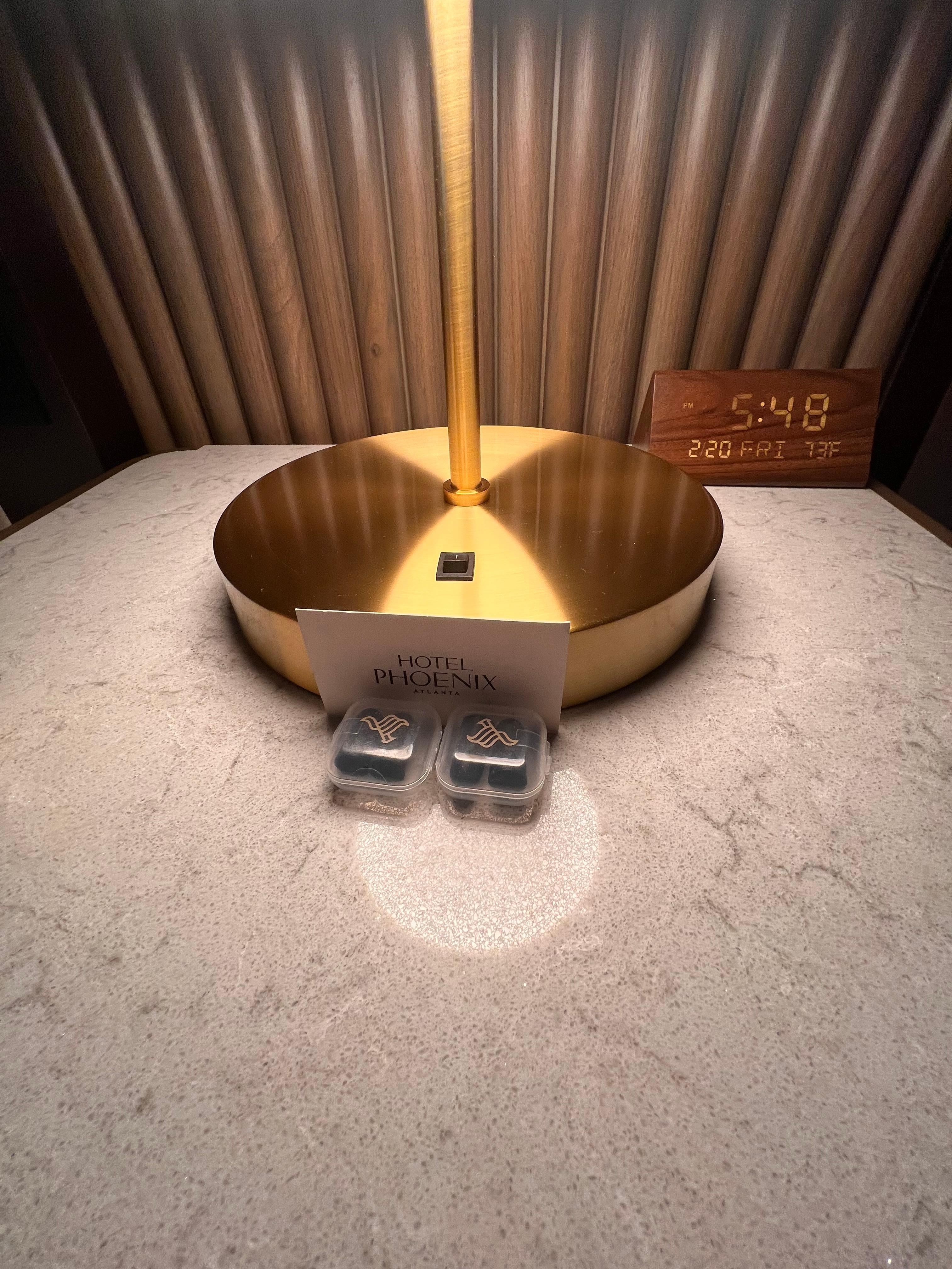 Complimentary ear plugs