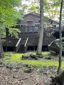 The back of the house