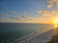 Sunset from the balcony