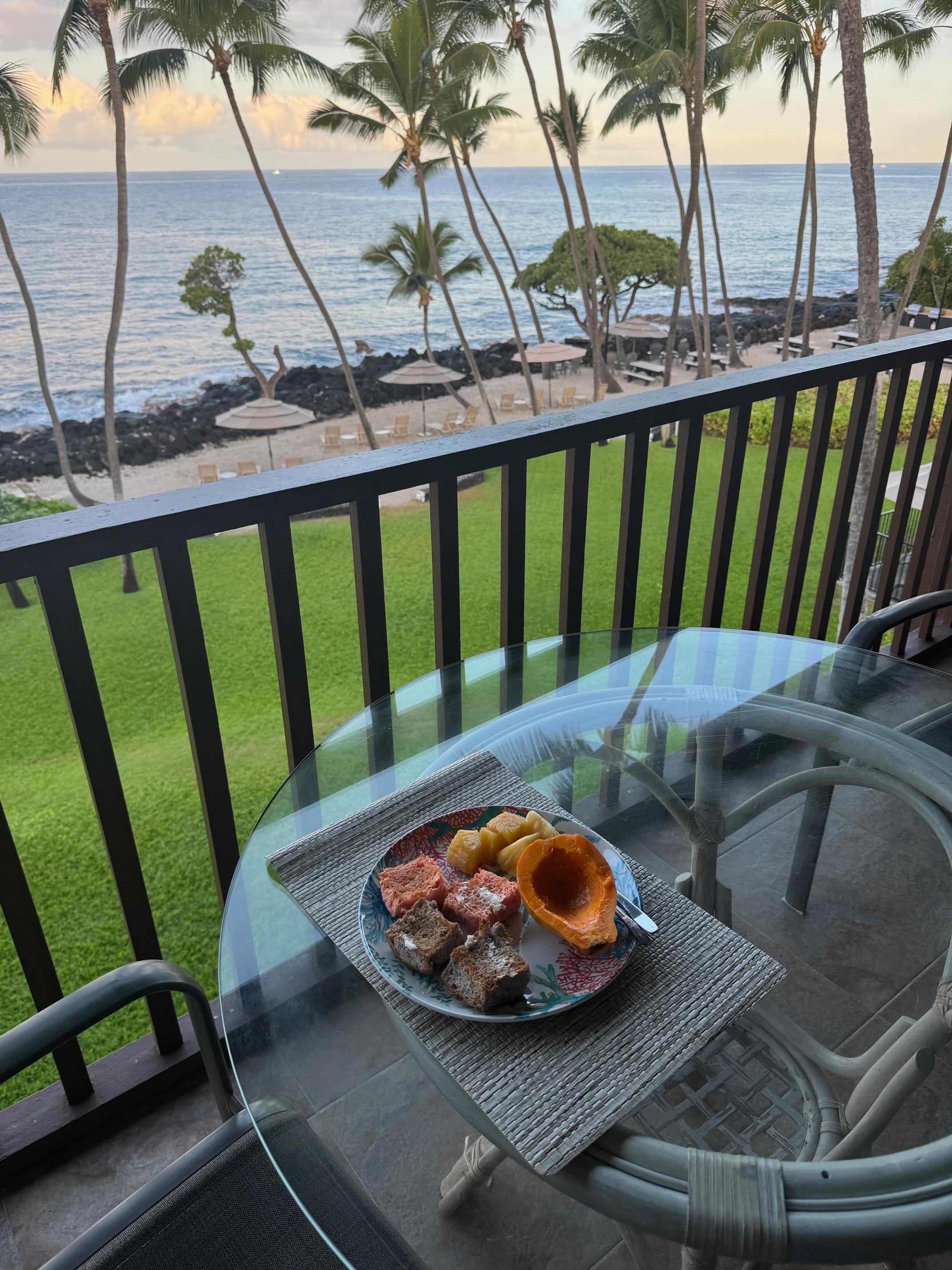 Breakfast on the lanai