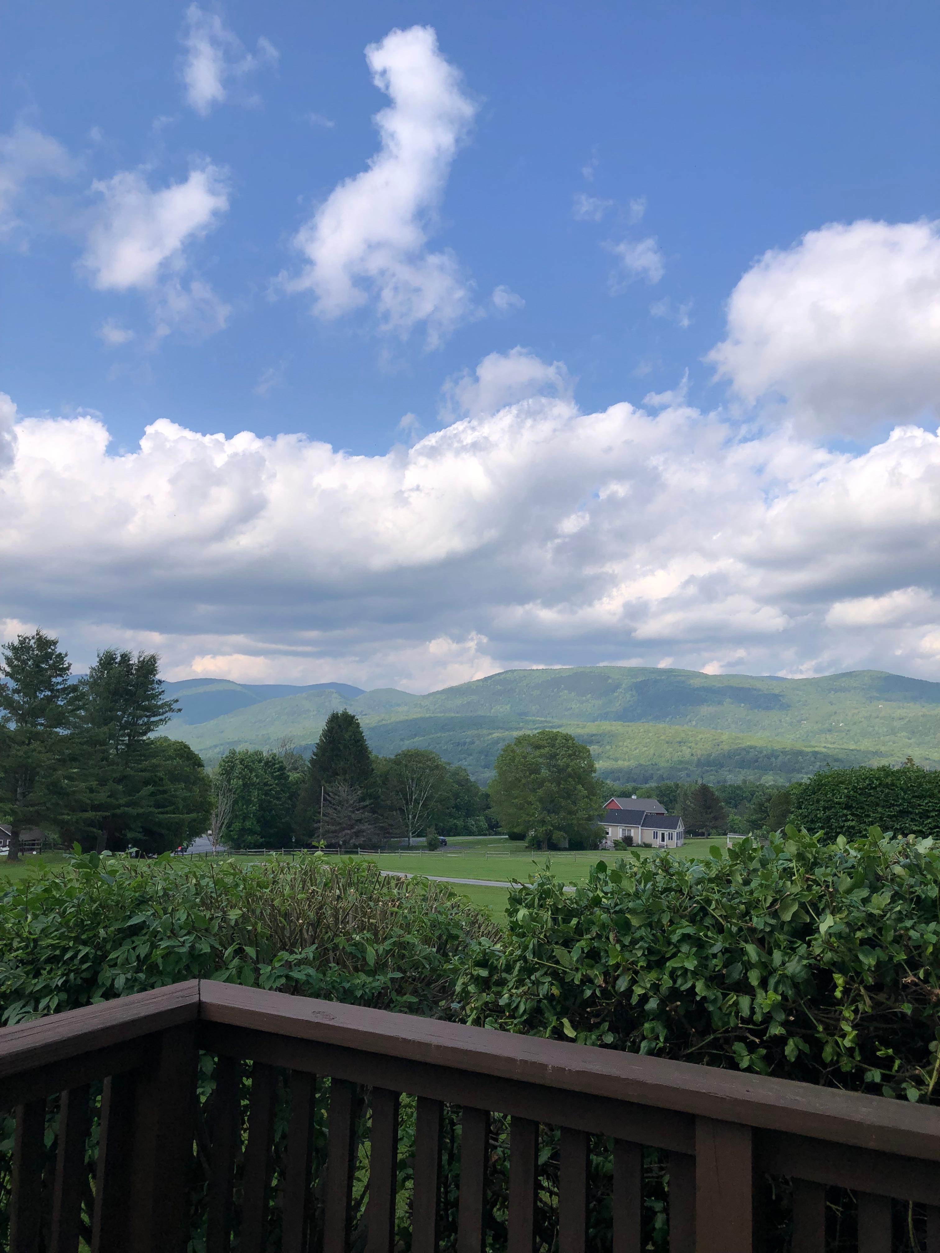 View from our deck.
