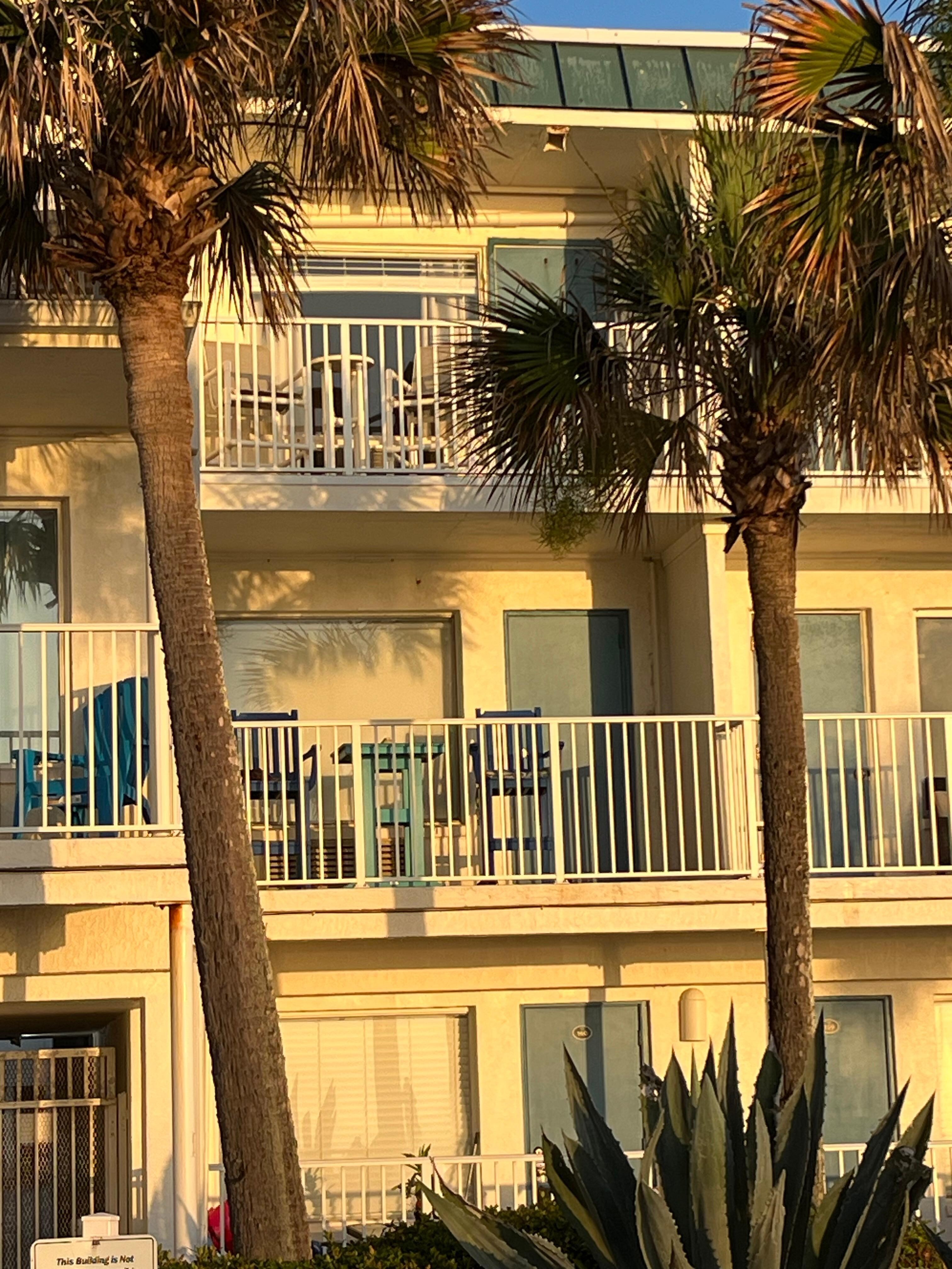 Looking at third floor unit