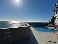 Pool balcony looking out to ocean