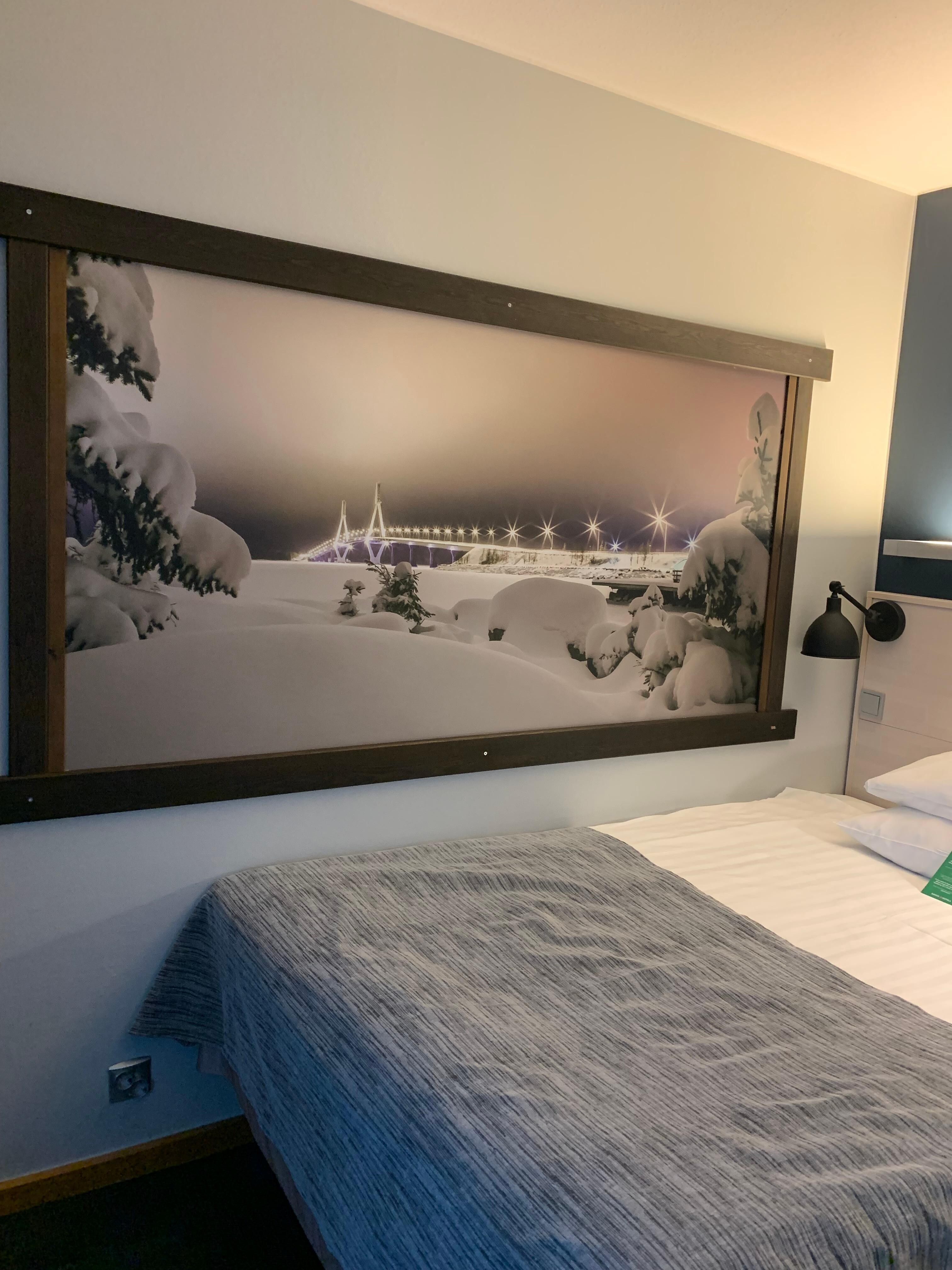 Standardrum med enkelsäng.