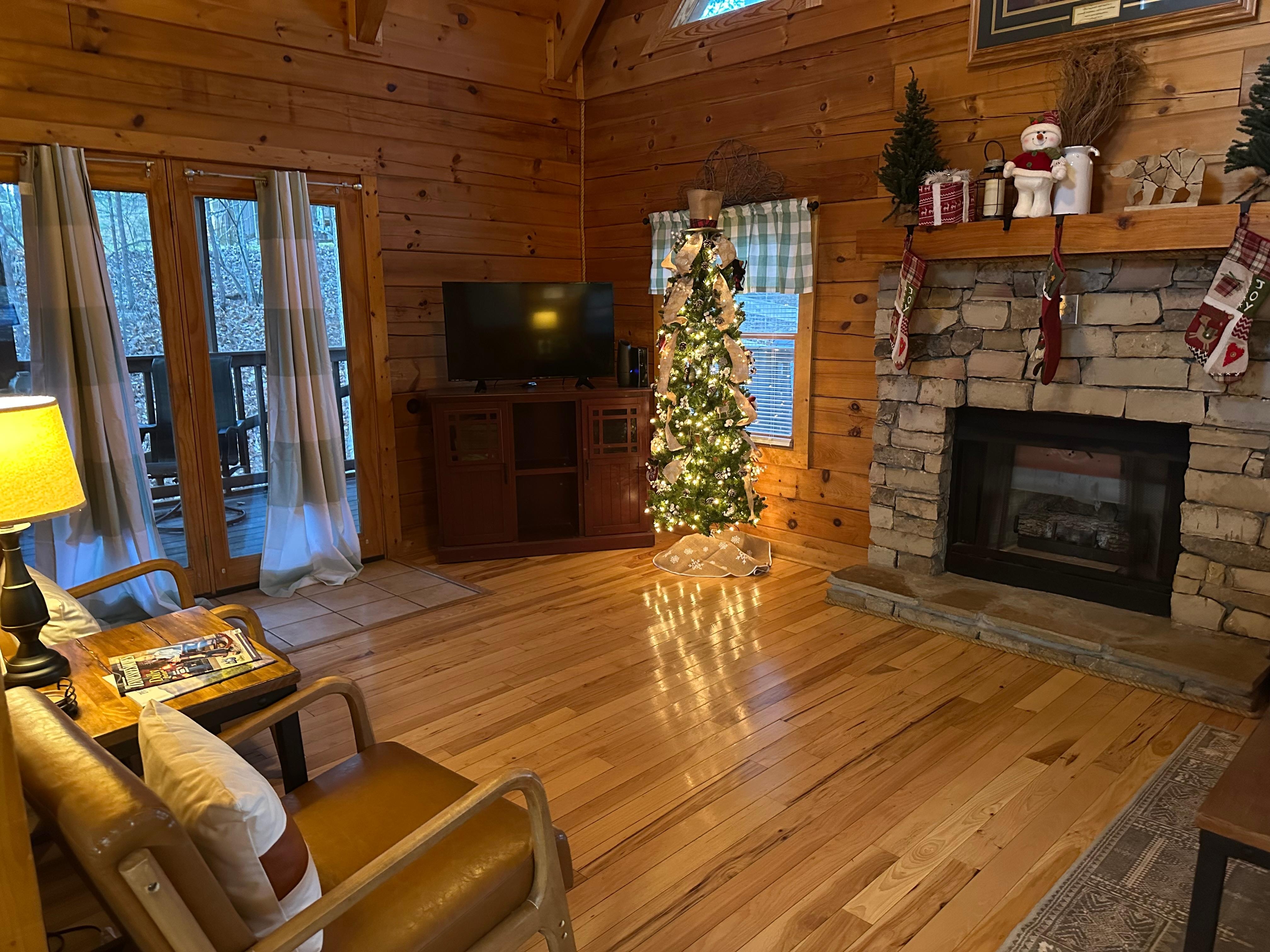 A little Christmas upon arrival.