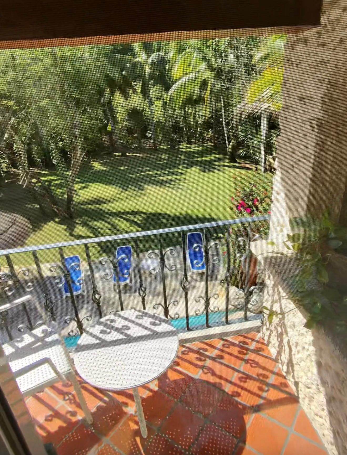 View from the master bedroom balcony 