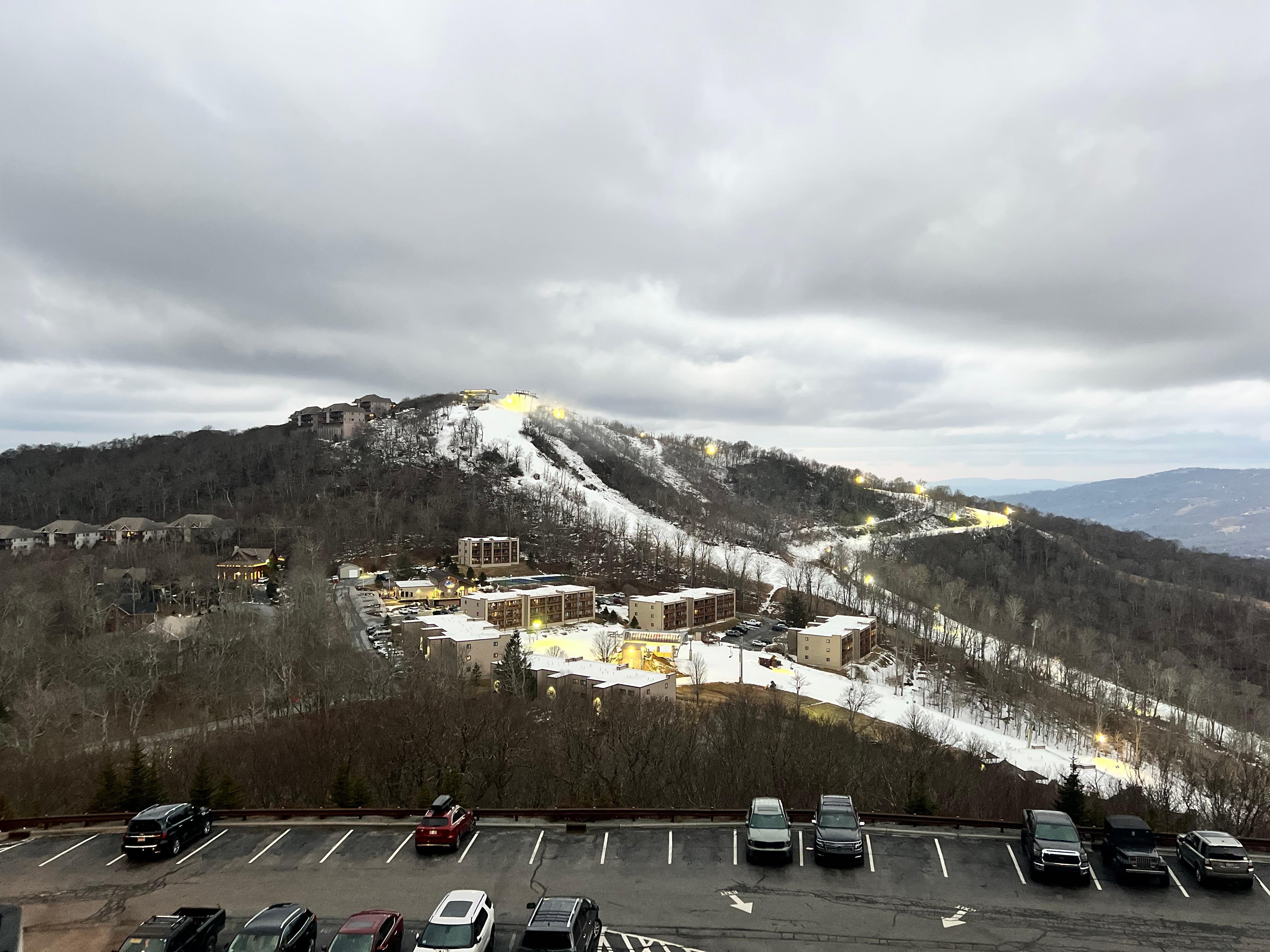 This was our view from the balcony!