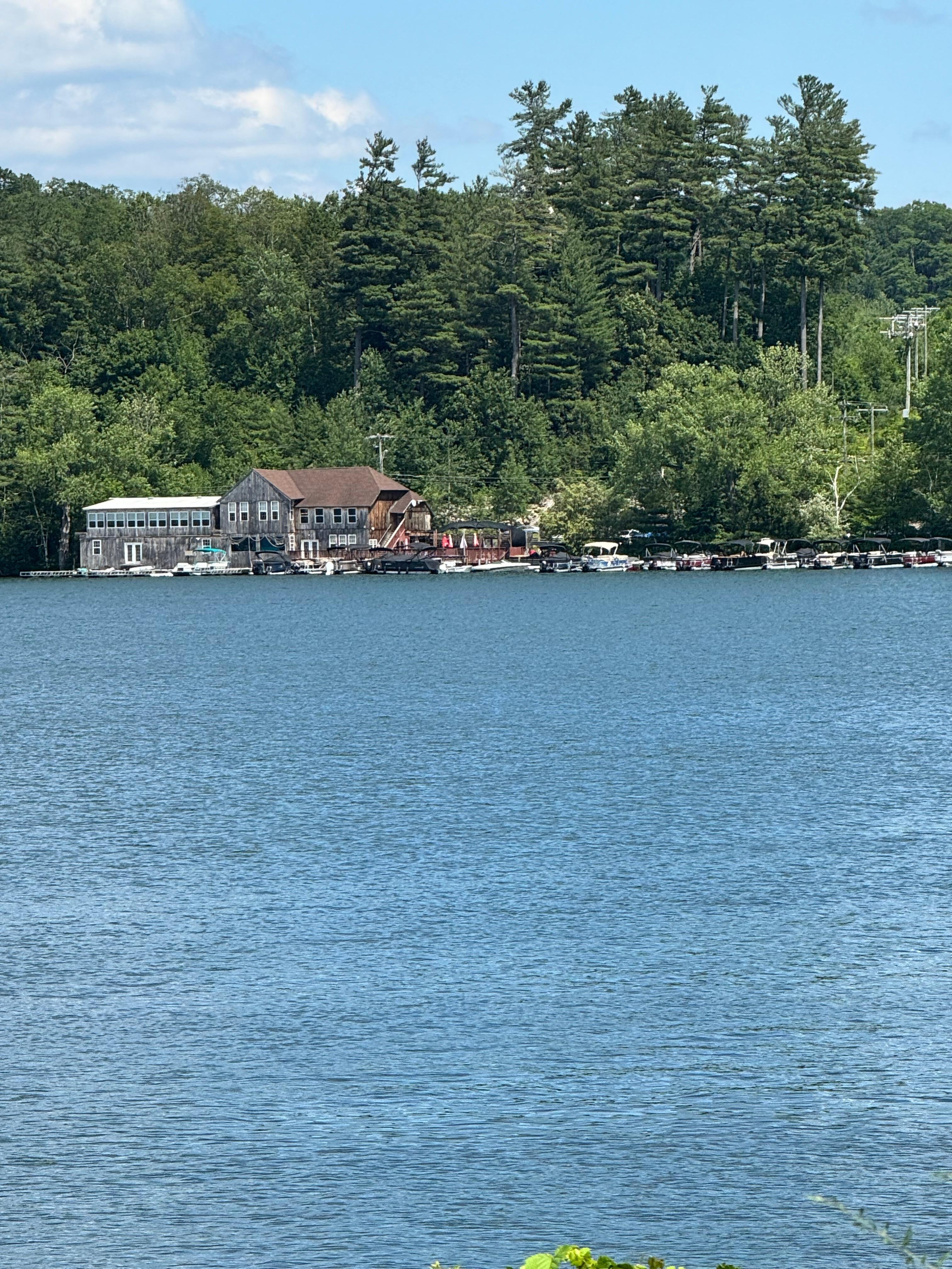 Large lakes nearby. 