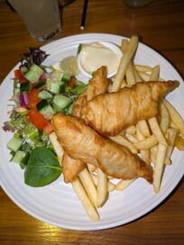 Fish fingers and chips not really as described