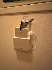 Key that had to remain inserted for power. If someone wanted to go out, it left others without power. Or someone had to remain to let others back in. Very inconvenient.