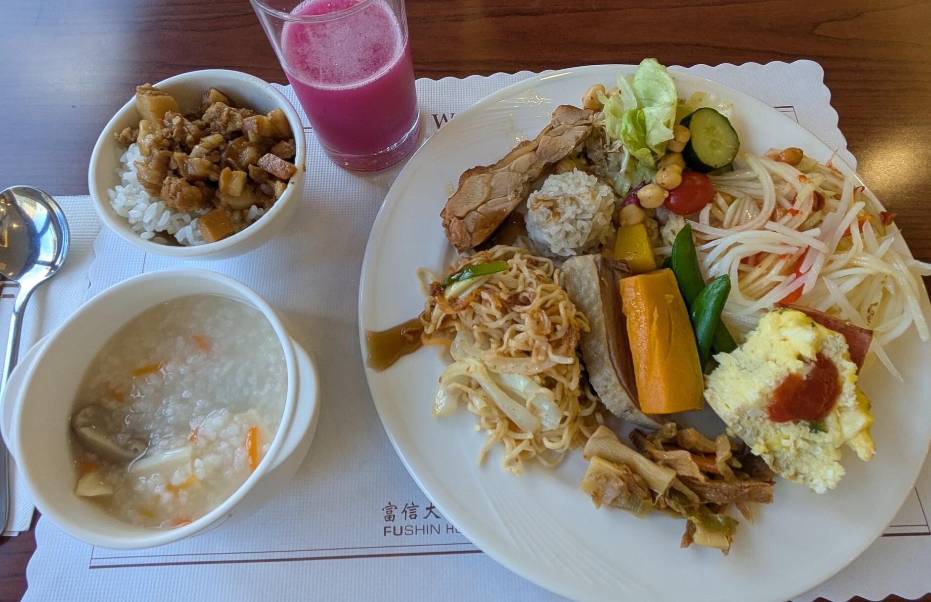 朝食、どれも美味しかったです！