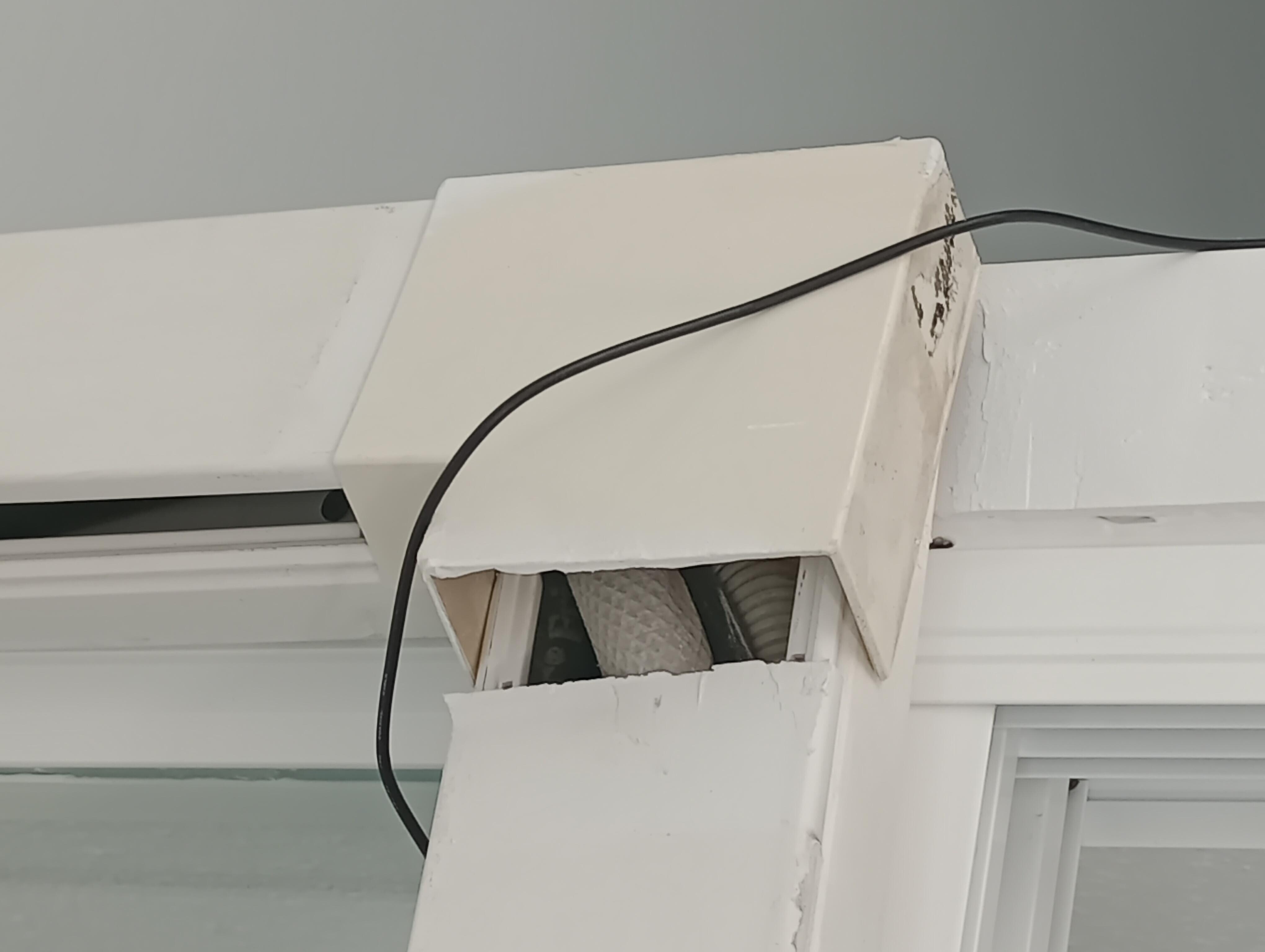 The wiring was primitive and not even concealed.