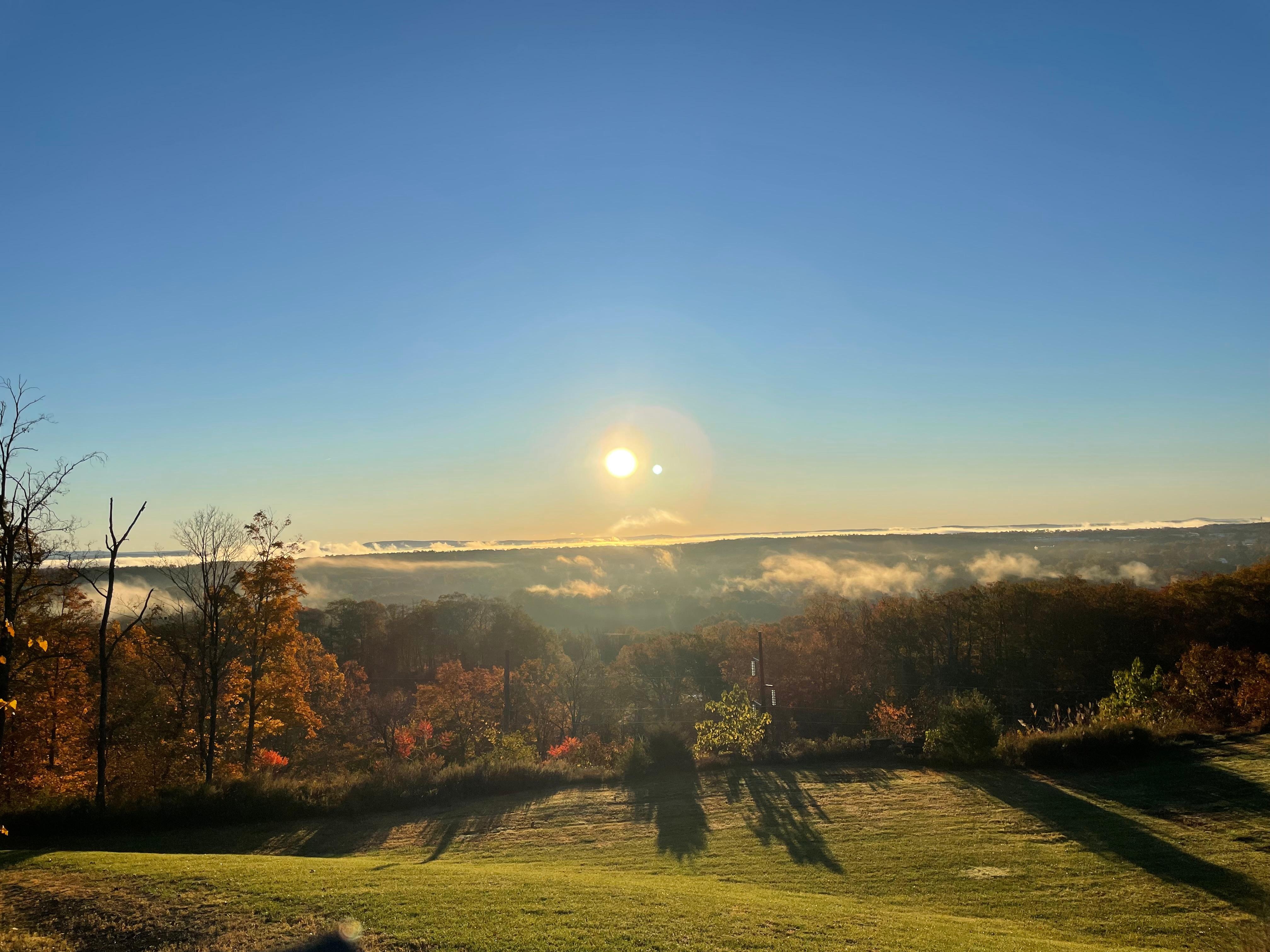 Saturday morning sunrise off the deck was spectacular and the picture does not do it justice!