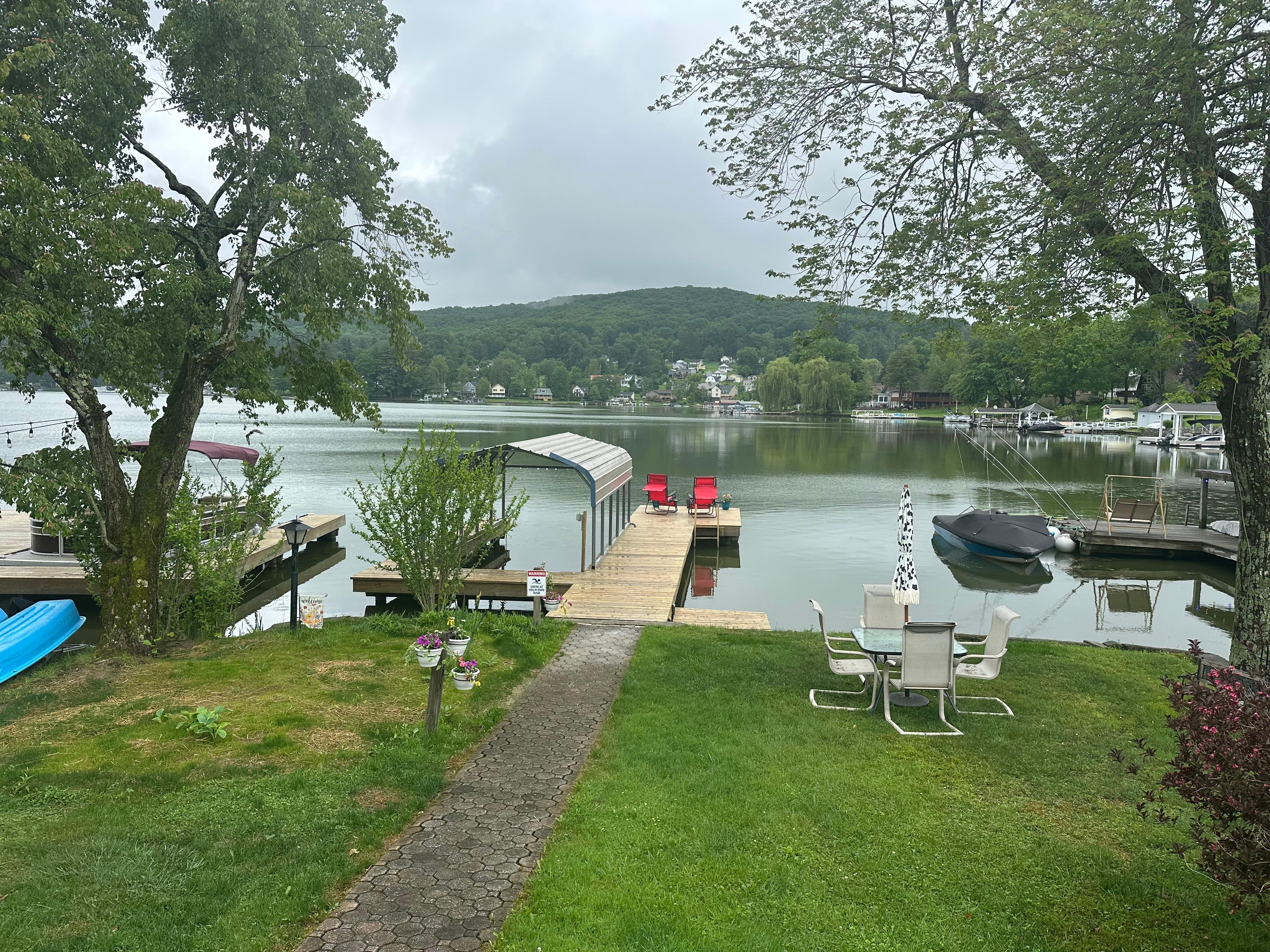 View from the screened porch