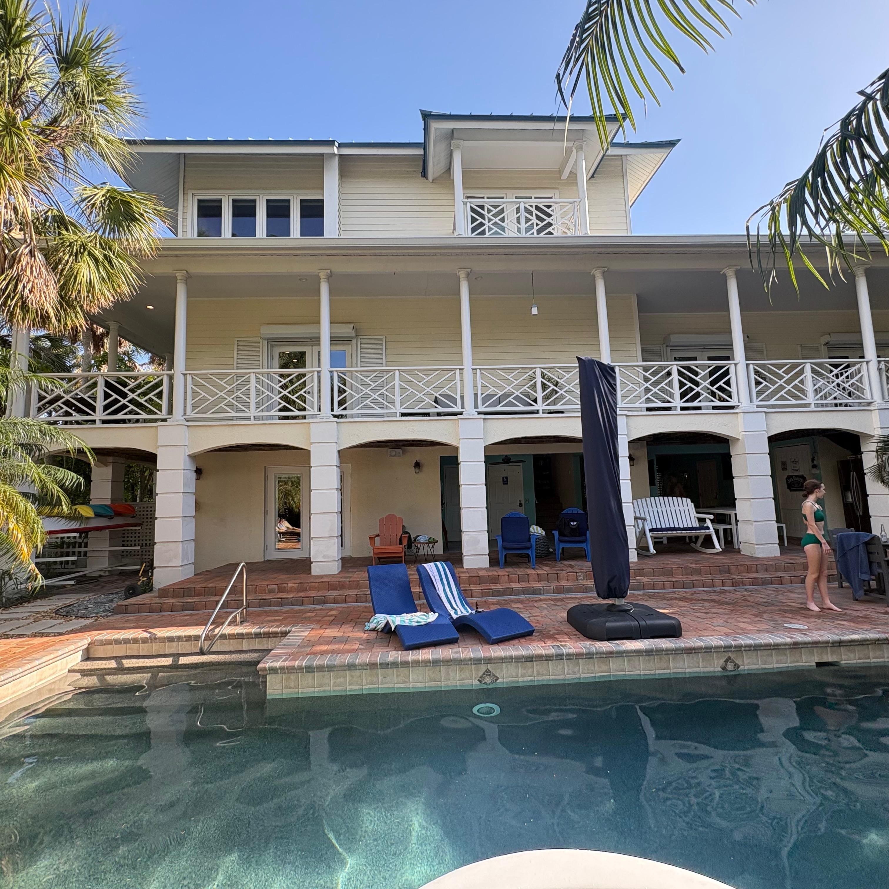 The house is stunning and feels like a private resort 