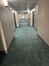 Nice well lite hall way