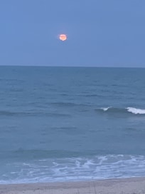 Full moon on 6/11 view from deck.