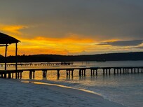 Sunrise view from outside our room