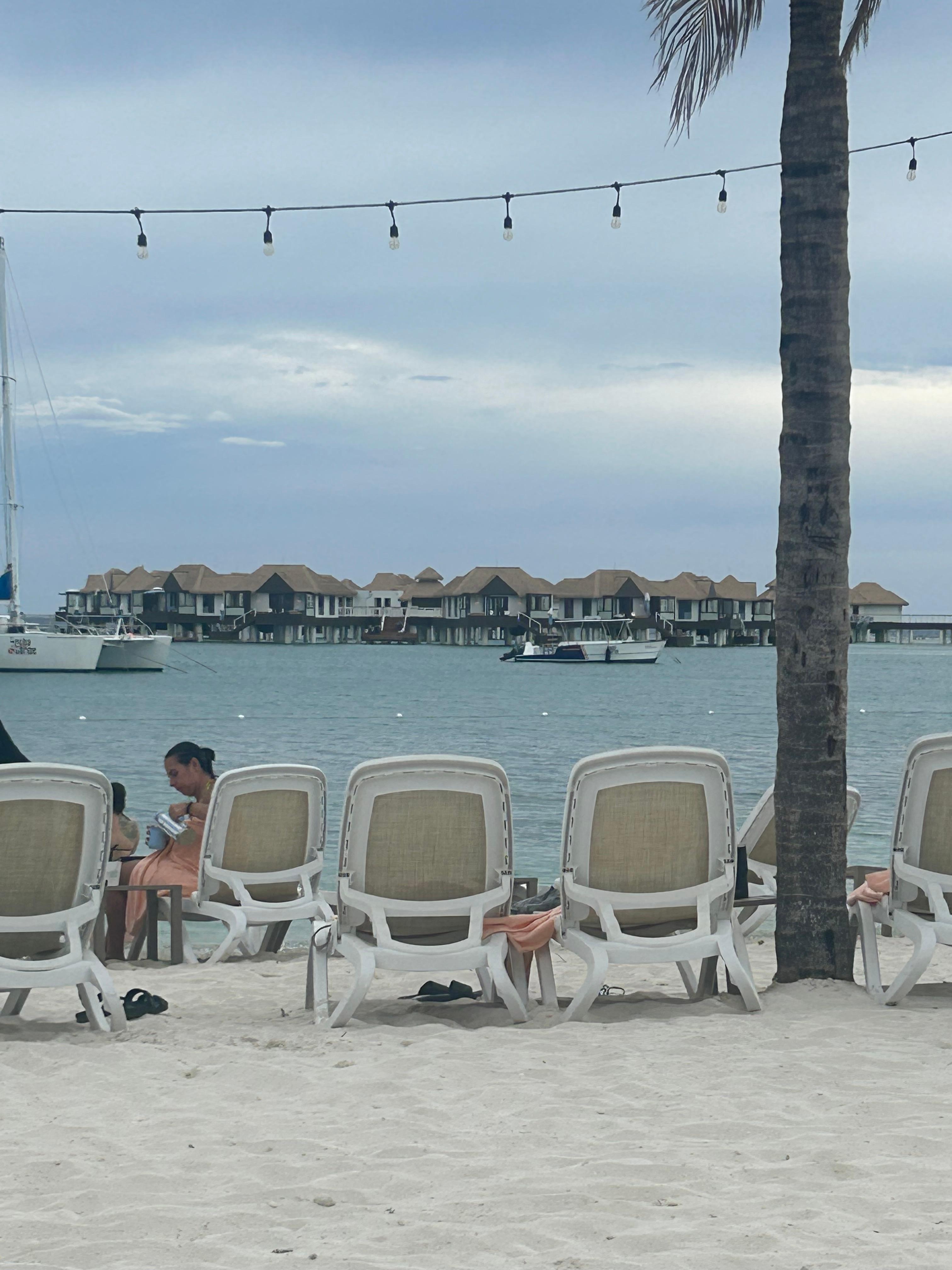 First moments on the beach 