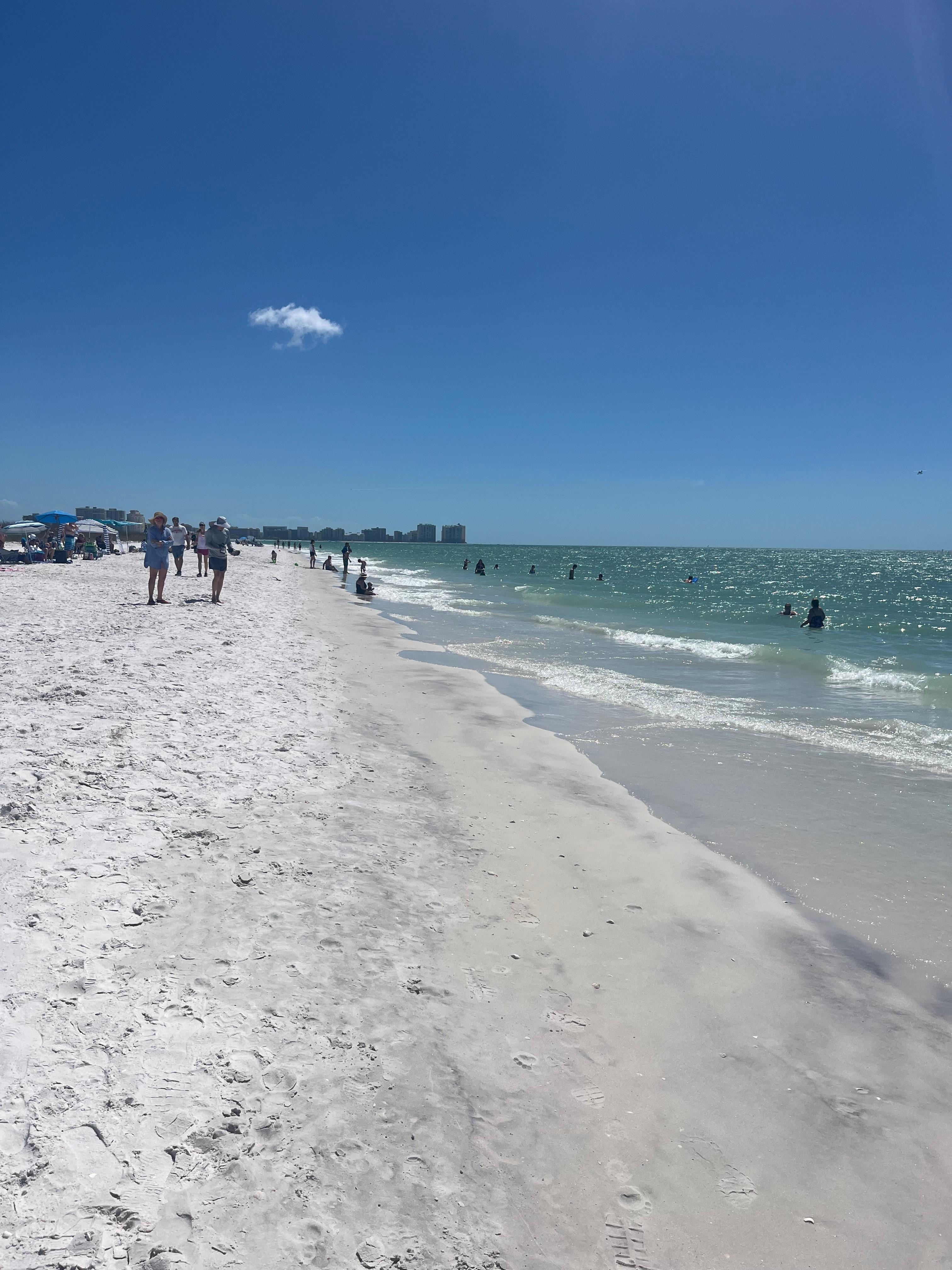 Wonderful beach to walk on 