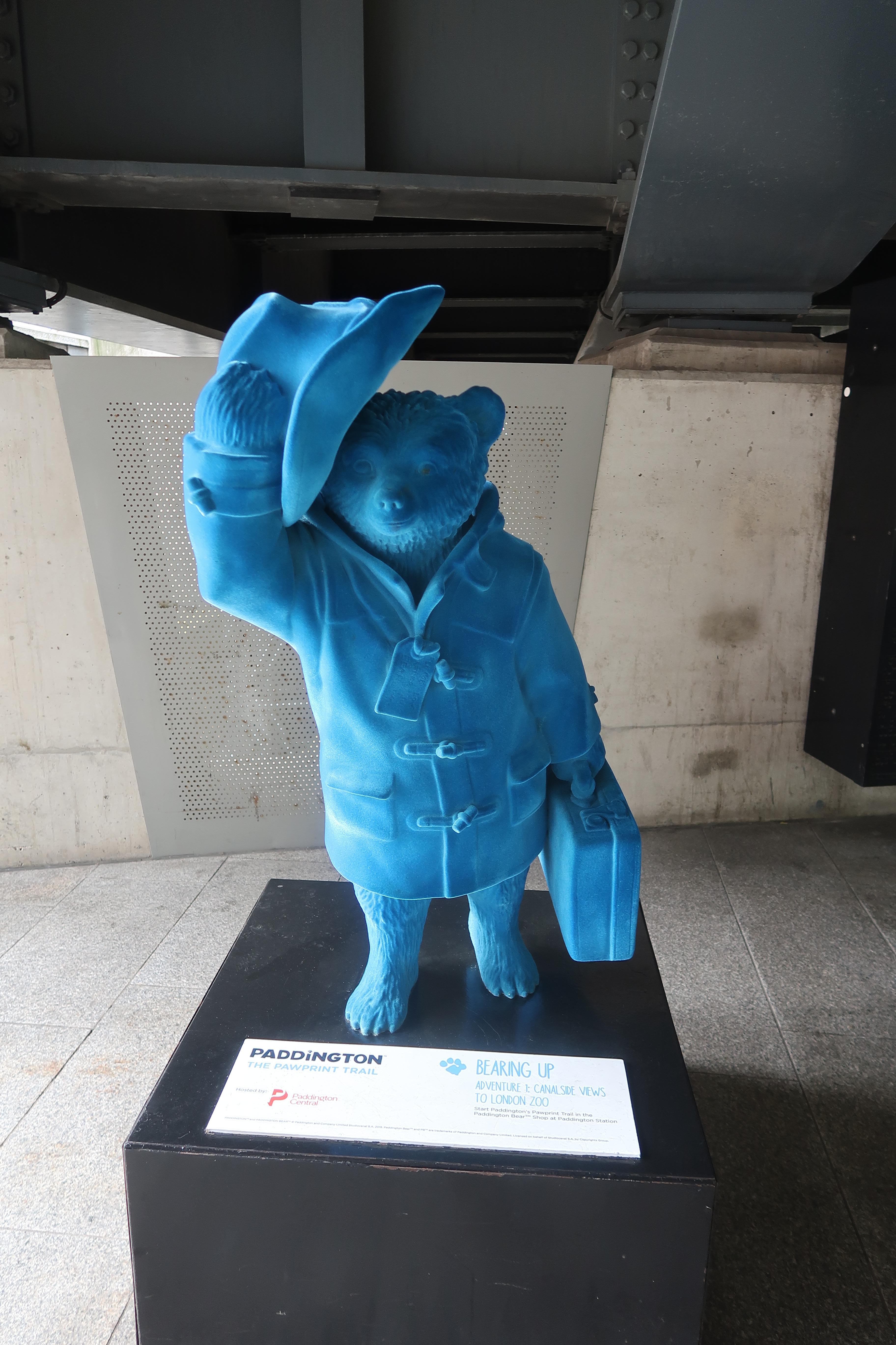 We passed Paddington each time we walked to and from the Paddington Station.