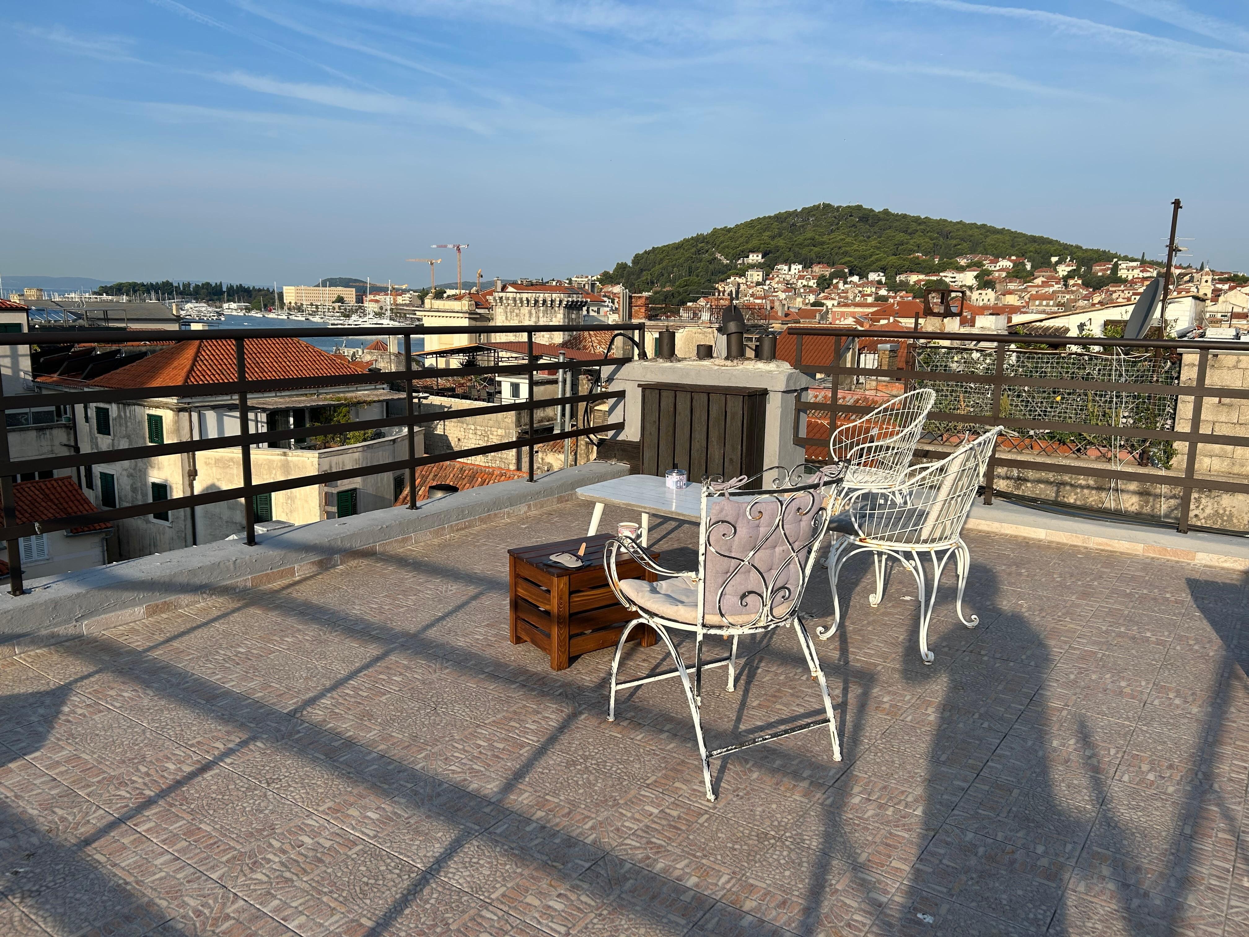 View from roof terrace 