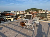 View from roof terrace