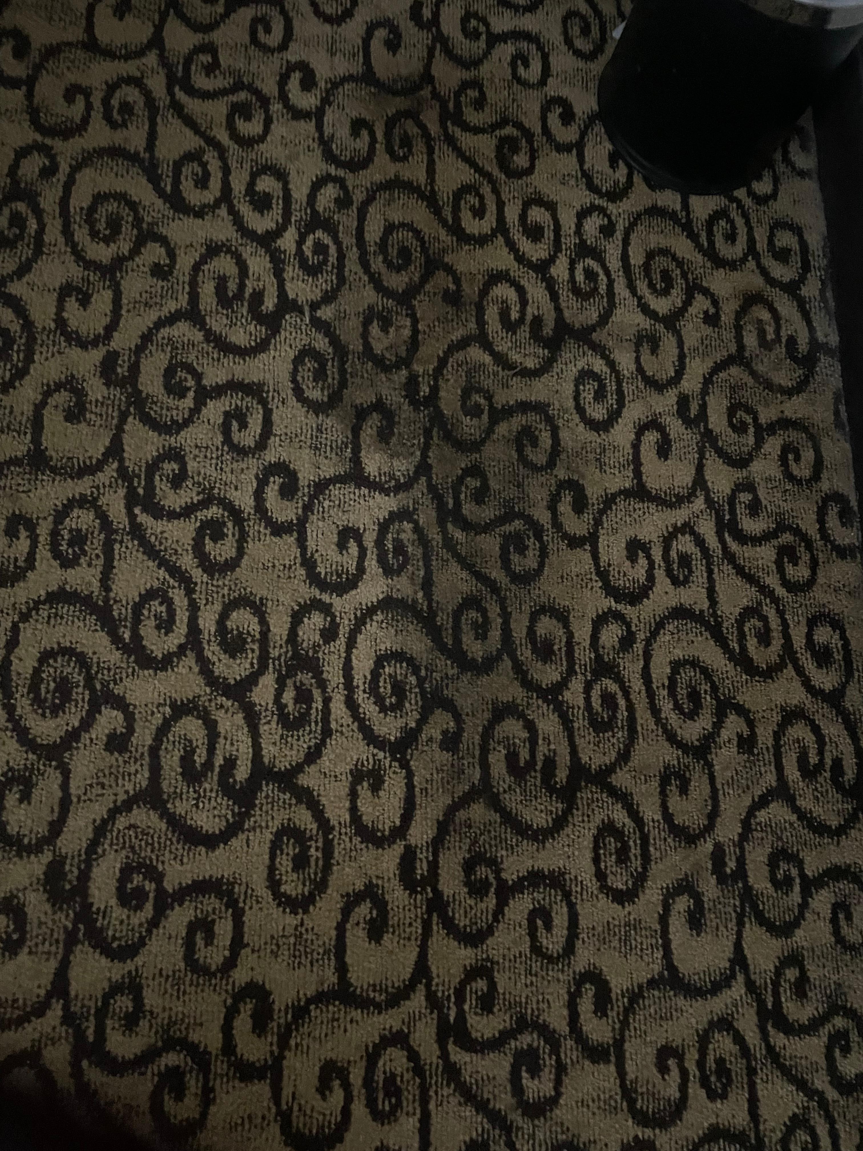 Carpet stain.