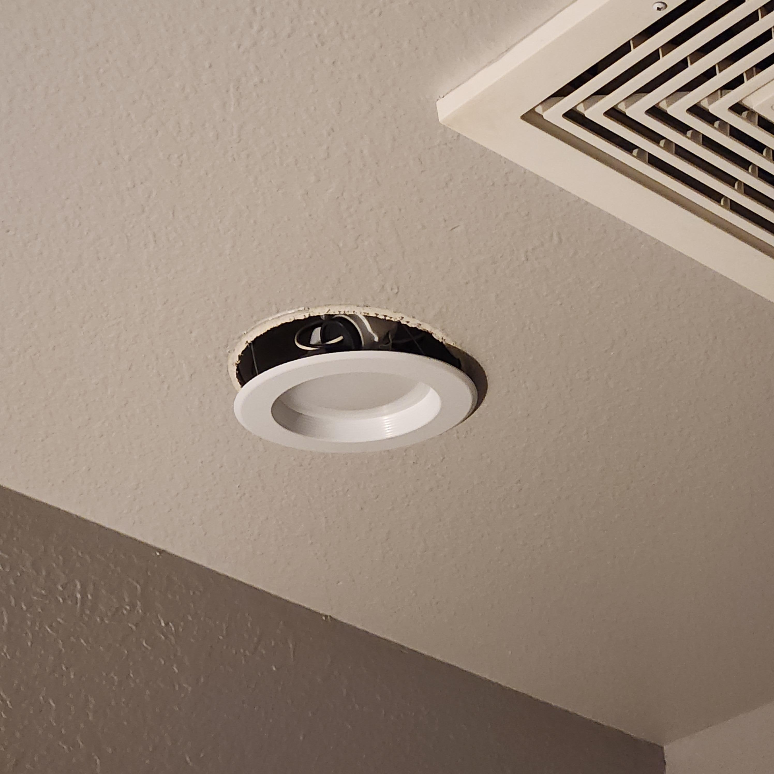 Light above whirlpool