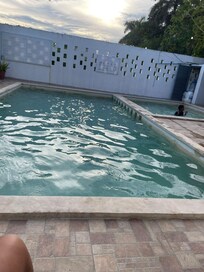 Pool needs to be painted.