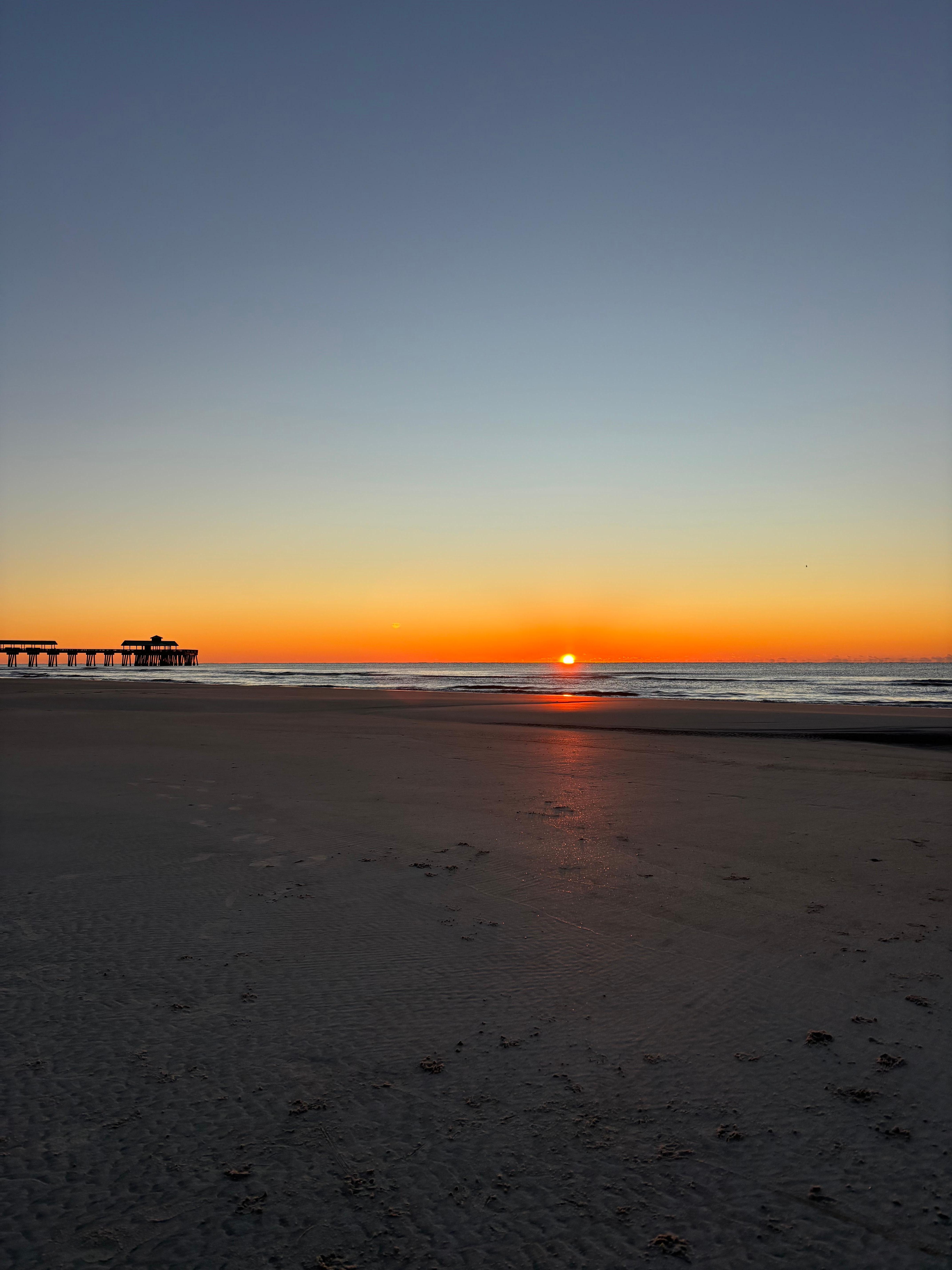 Be sure to wake up early and catch the sunrise on the beach