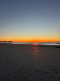 Be sure to wake up early and catch the sunrise on the beach