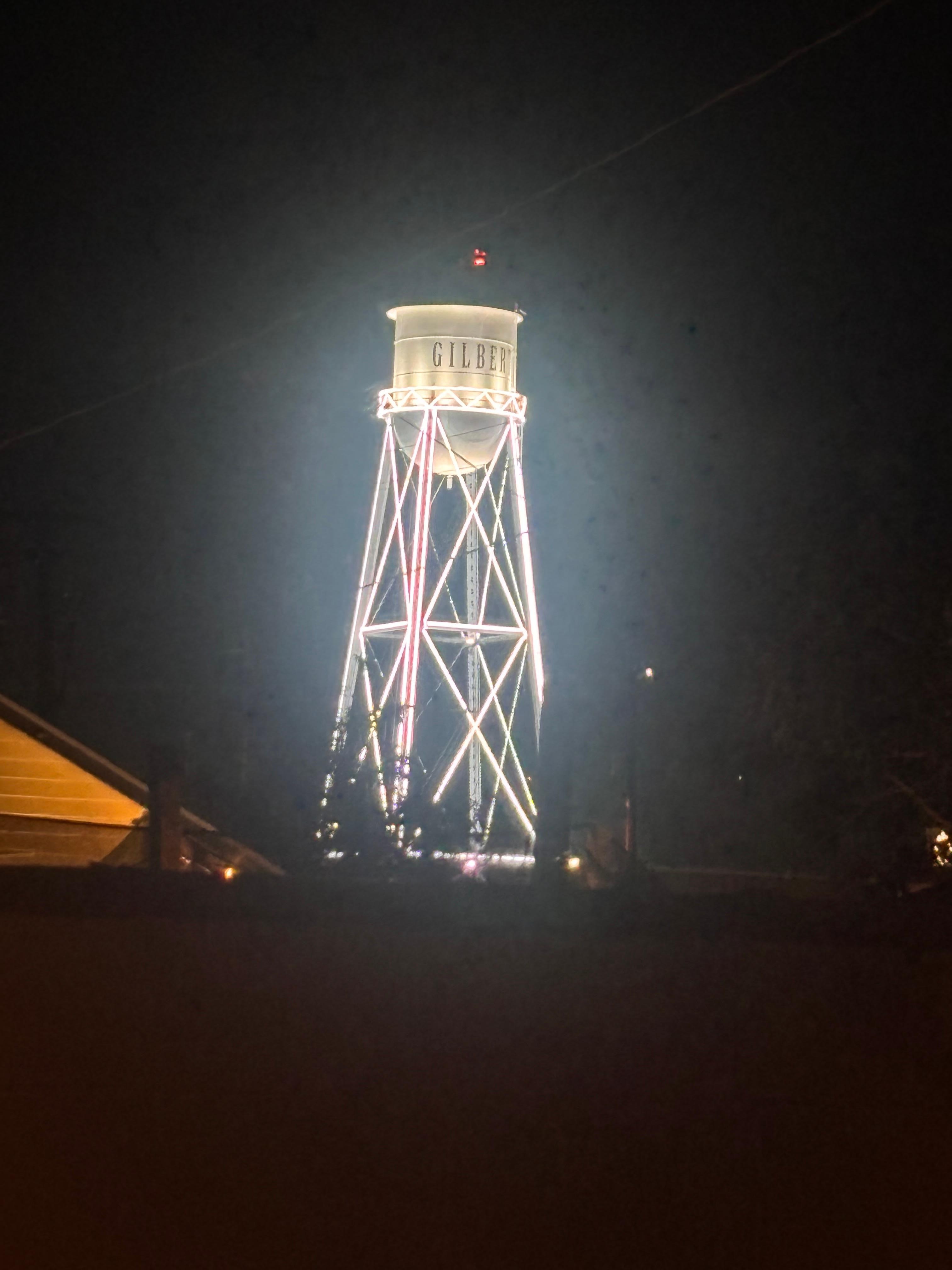 Iconic Gilbert water tower.