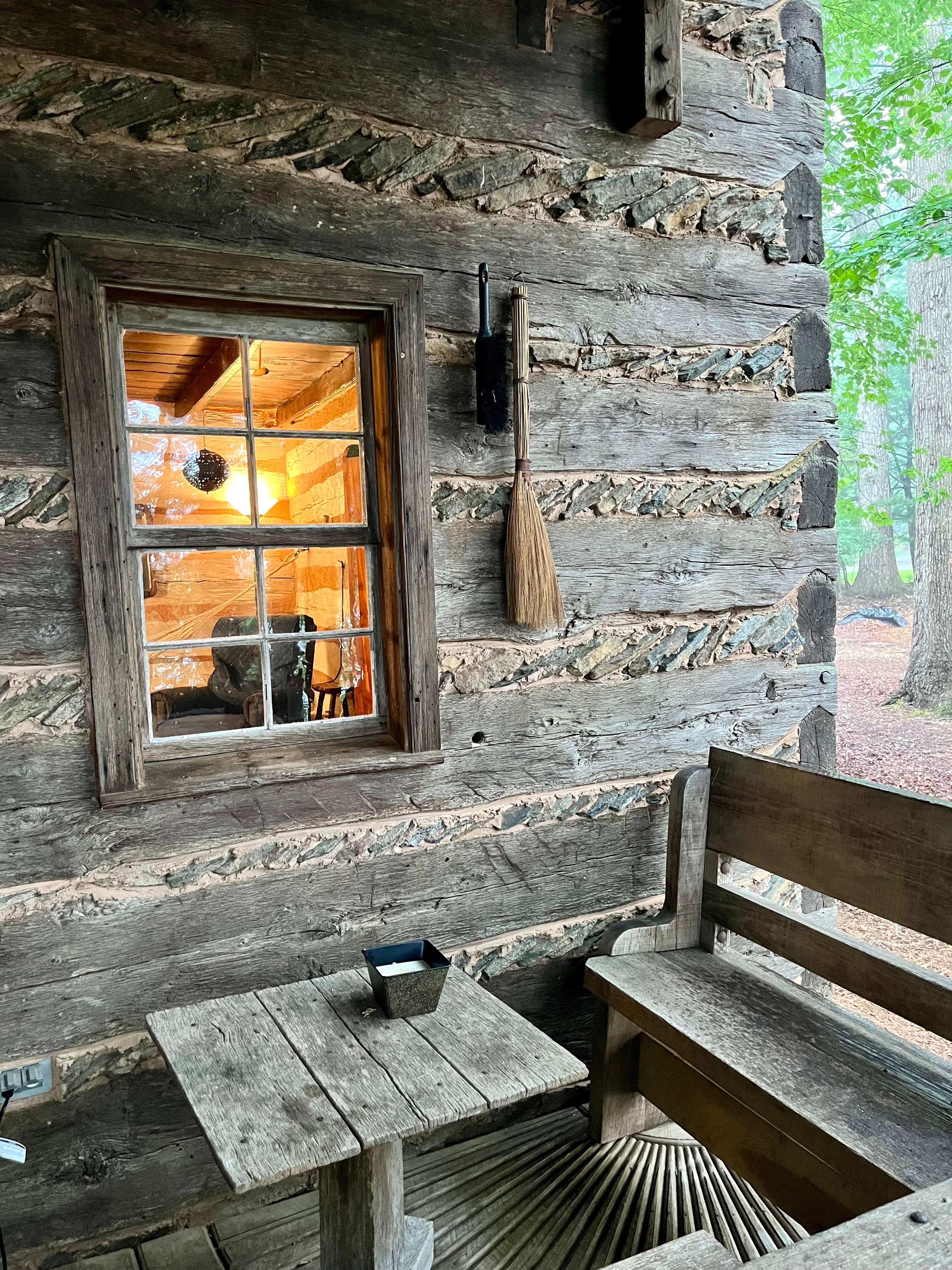 Plenty of seating on the porch