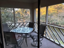 Covered porch, great view of the alligators and other wildlife!