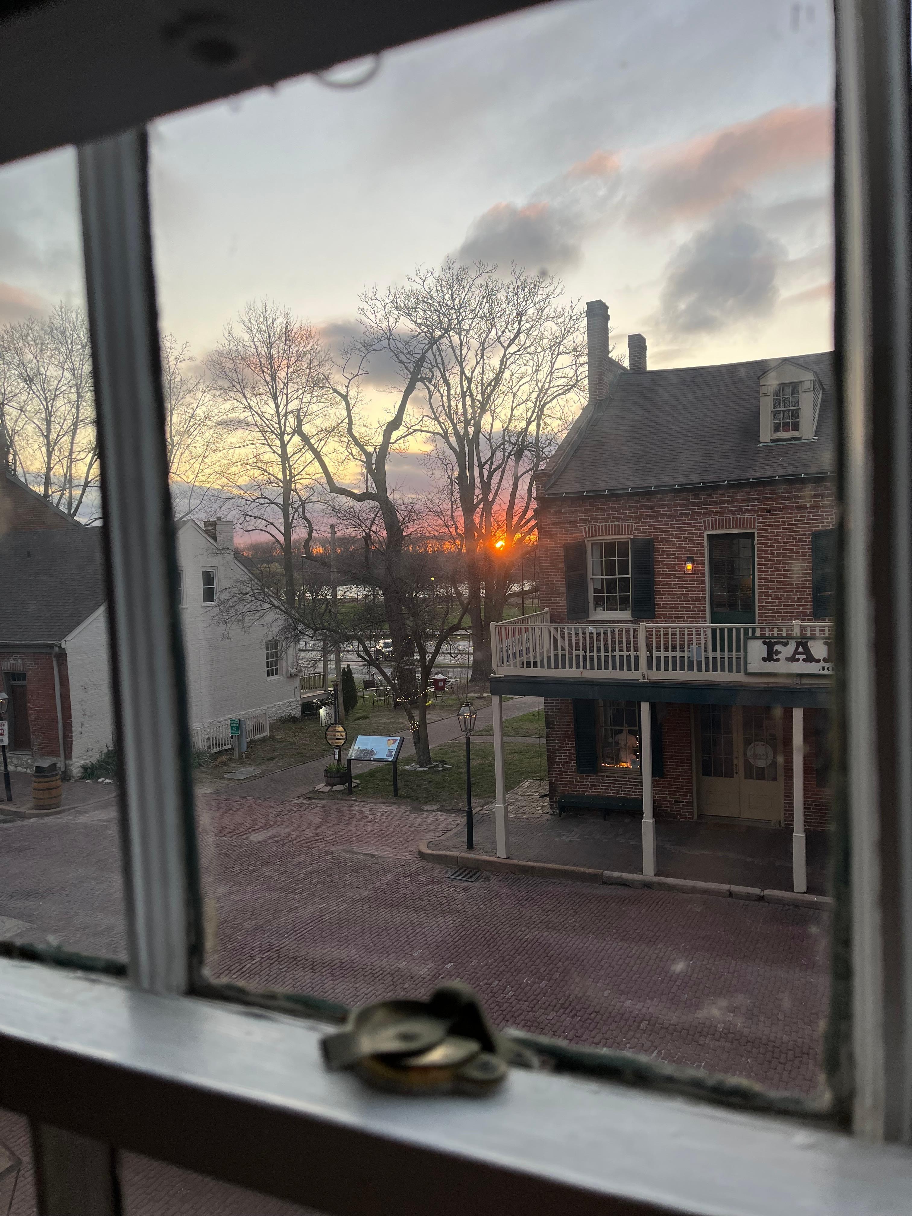 Another view out the window at sunrise