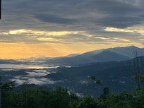 Sunrise from the balcony