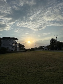 View from the driveway.
