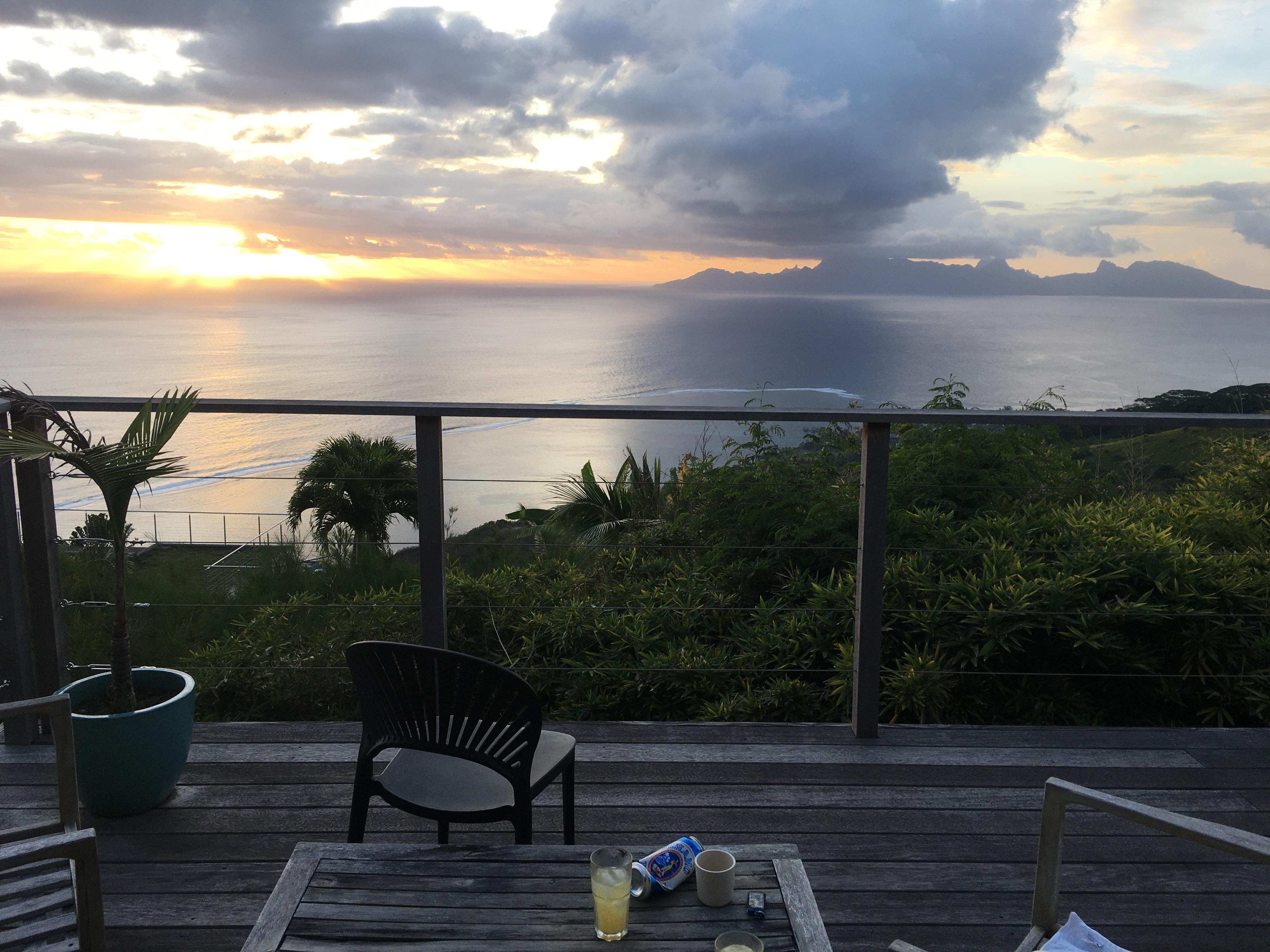 Amazing sunsets from the deck