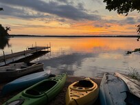 Sand Lake was almost always calm when we were there.
