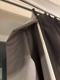 Busted curtains