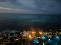 Night view from the balcony