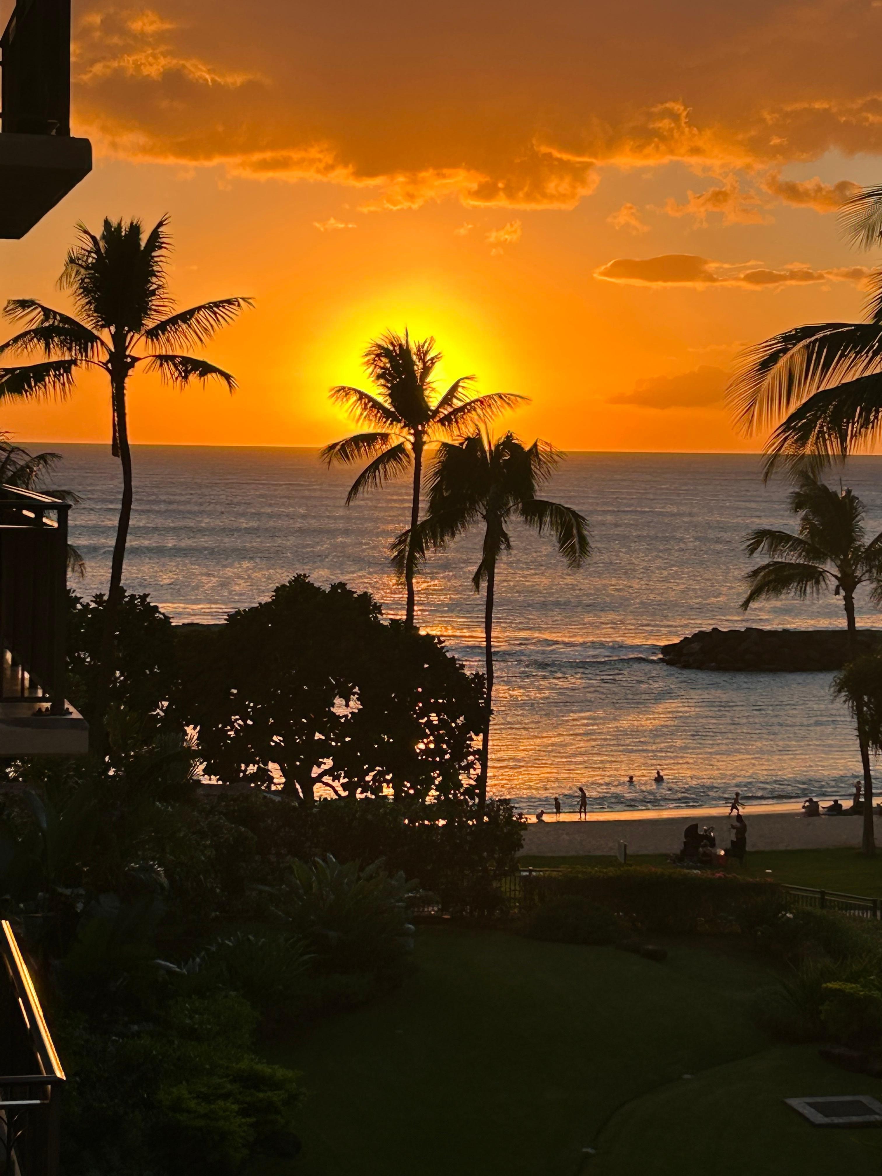 Stunning sunsets right from your lanai