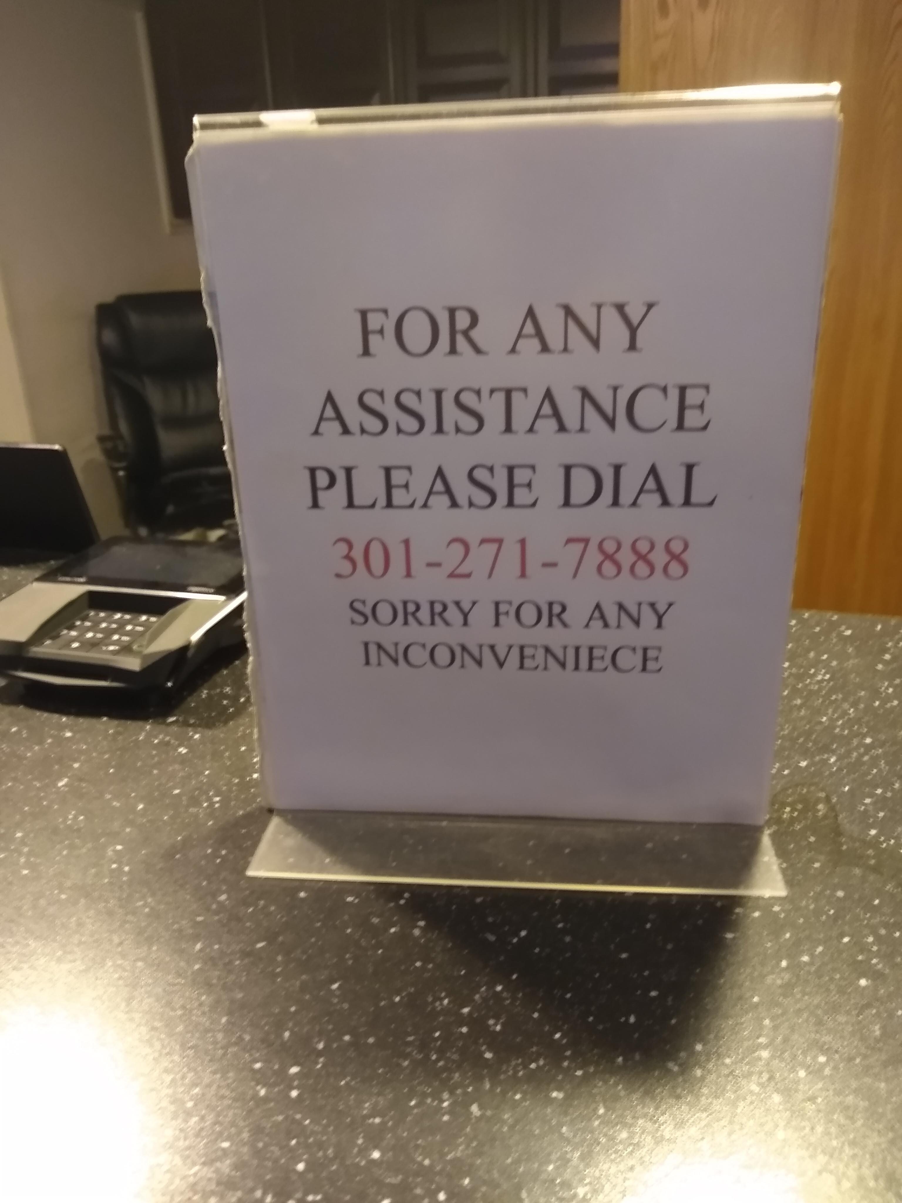 No one there, called the number twice. Wasted 45 minutes between this and hotels com customer service trying to reach a real person to get a refund.  