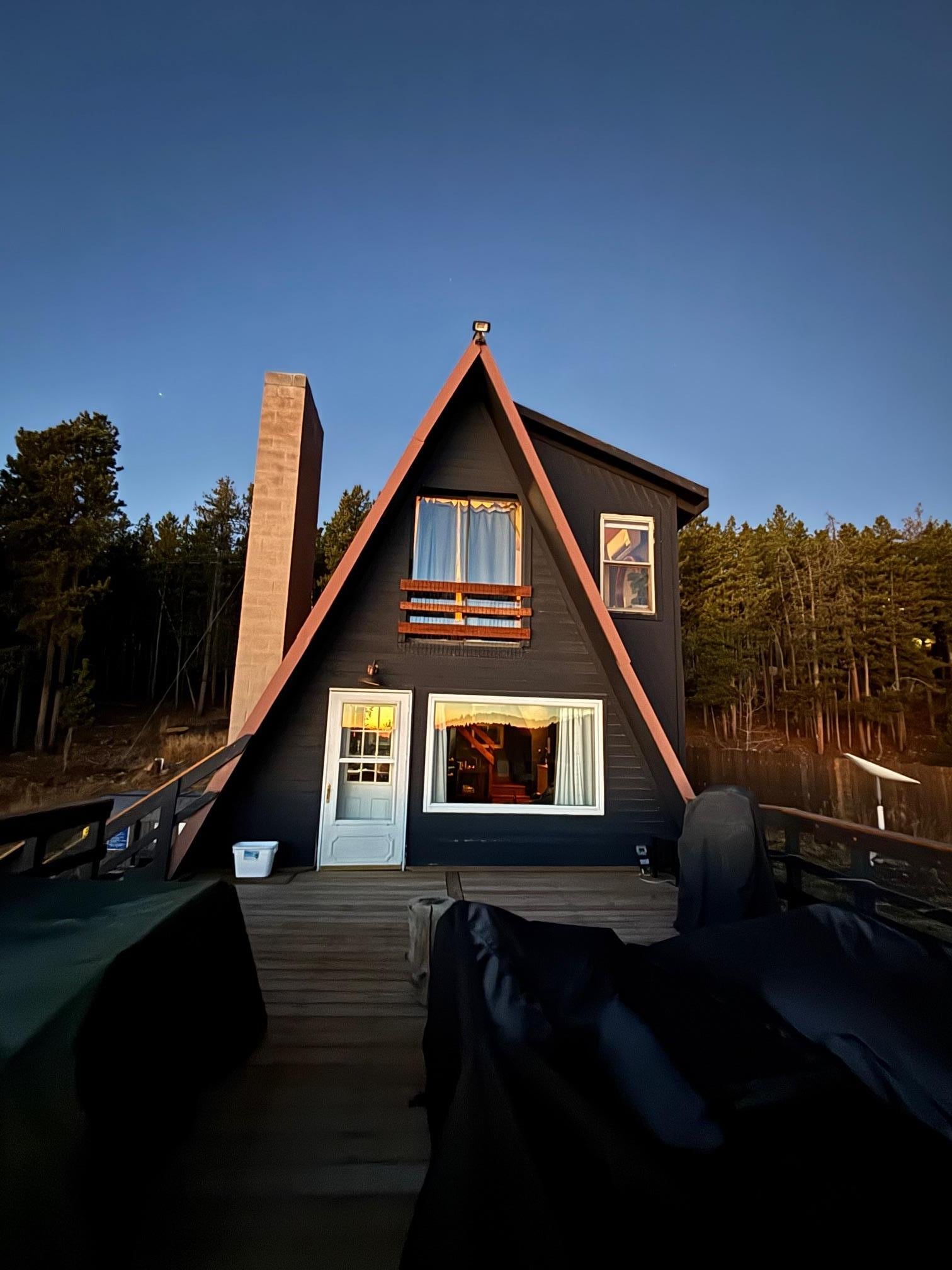 Front of the cabin